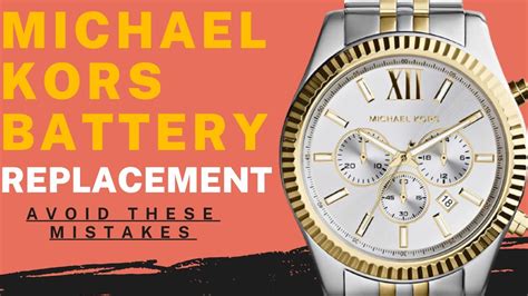 replacement battery for michael kors mk-5132|Michael Kors watch battery not working.